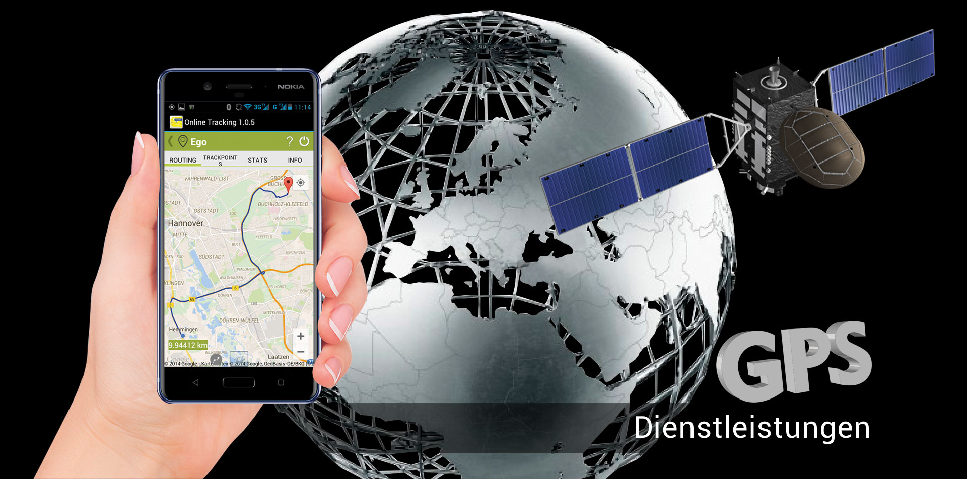 GPS-Systeme, Dienstleistung, Verleih- und Montage